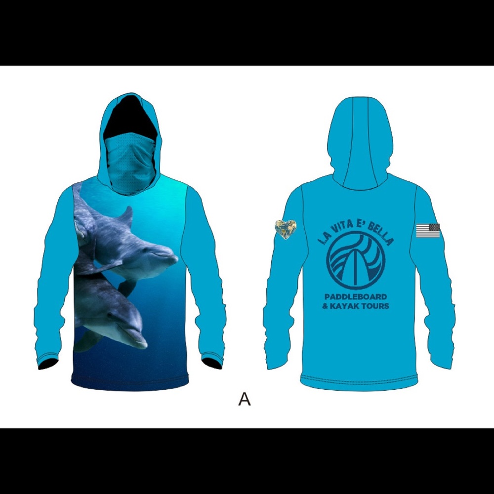 Beautiful rash guard with mask and hoodie 🫶, all size  are available 🙌🤝